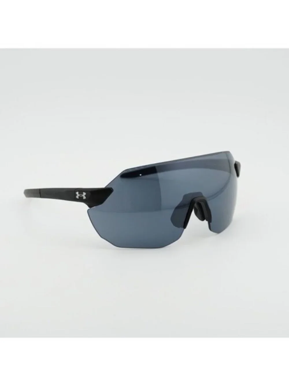 Under Armour UA HALFTIME/F 003 Sunglasses Matte Black Shield Frame, Grey Lenses